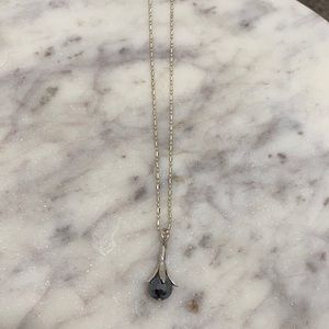 Sparkly and fun black and silver necklace
